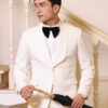 Bộ vest tuxedo trắng