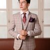 Vest nam caro hồng rực rỡ