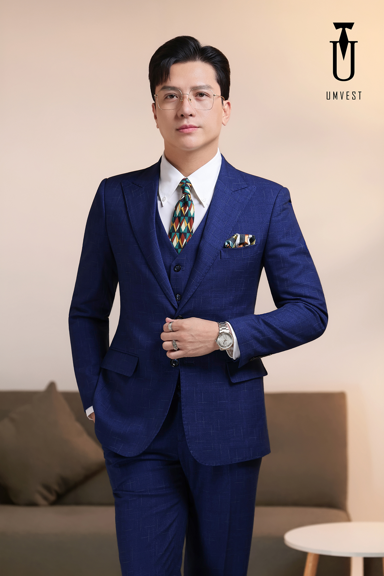 Vest Xanh Dương 96