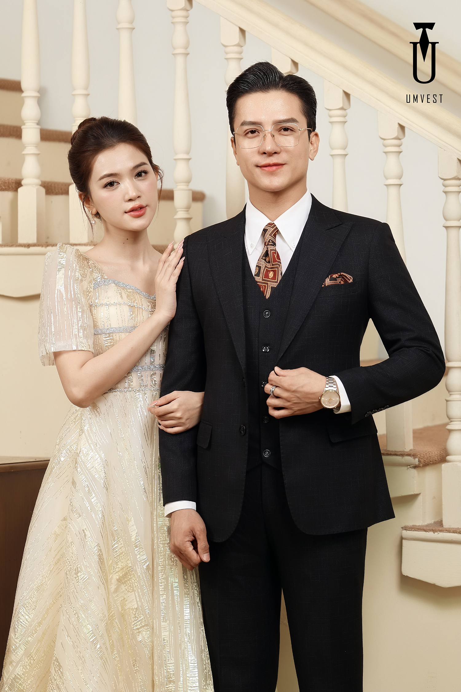 Vest Chú Rể Đen 03