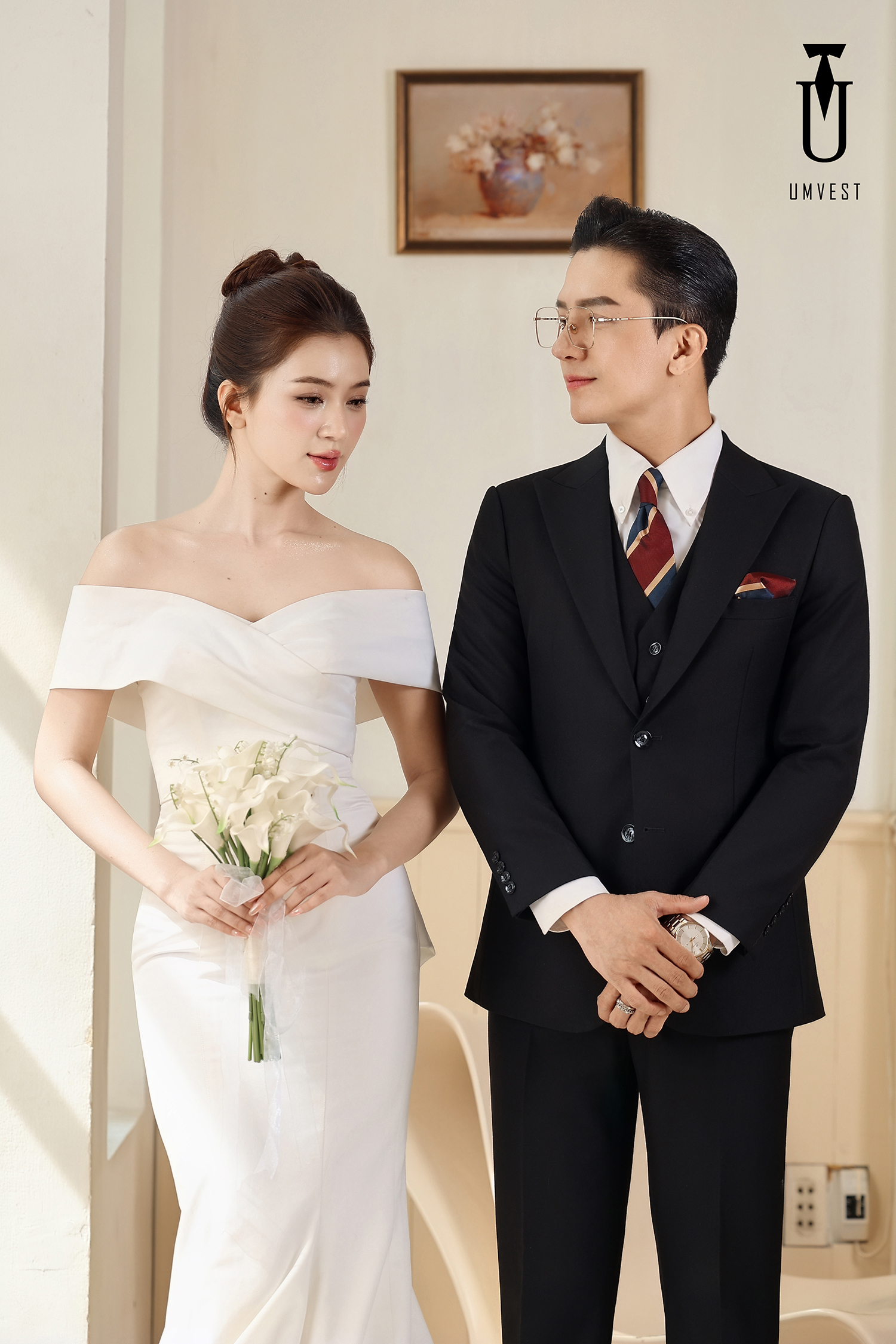 Vest Chú Rể Đen Tuyền