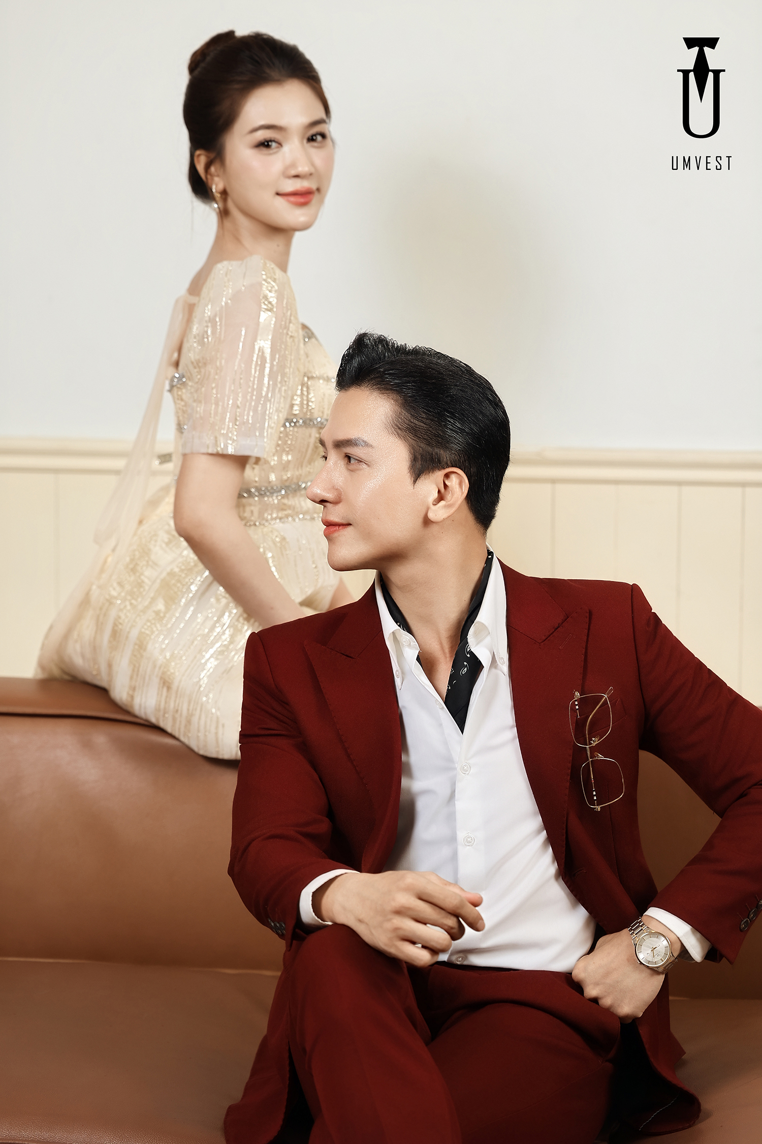 Vest Chú Rể Đỏ Đô