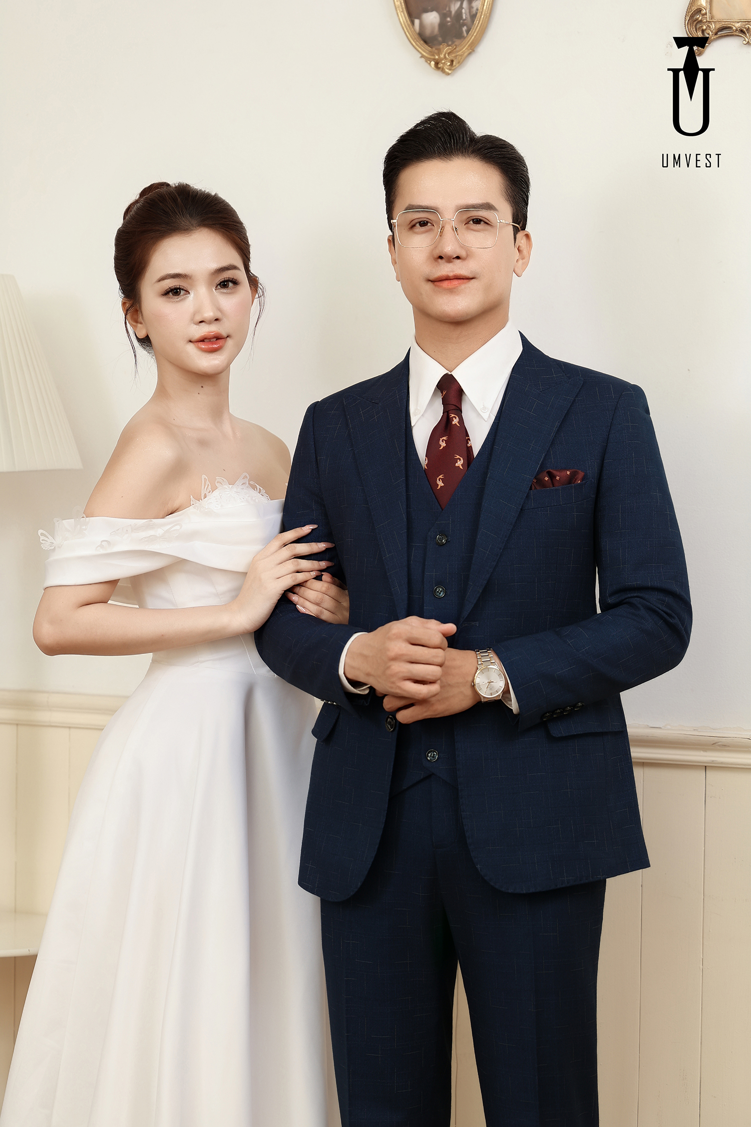 Vest Chú Rể Xanh Đậm