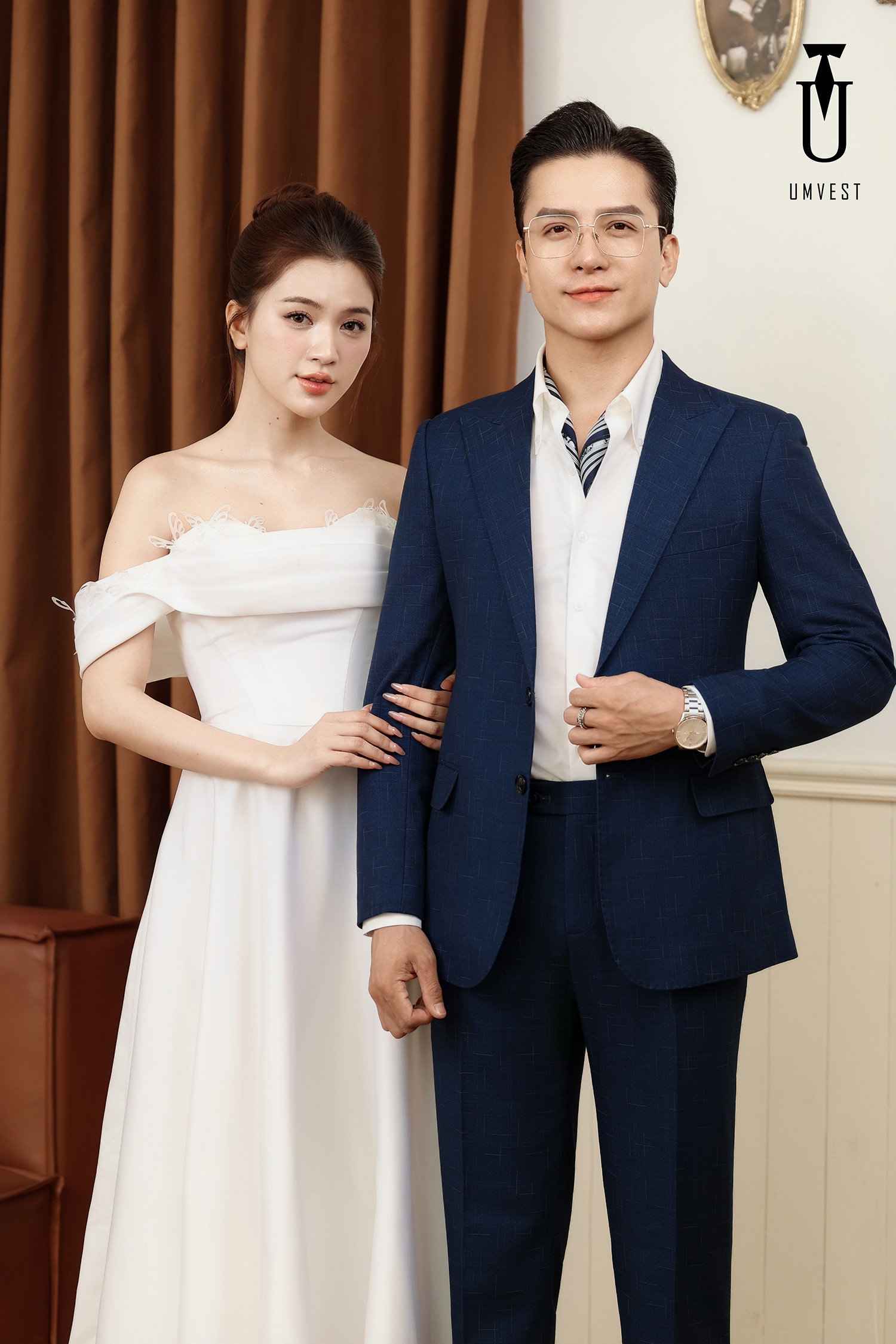 Vest Chú Rể Xanh Dương Đậm