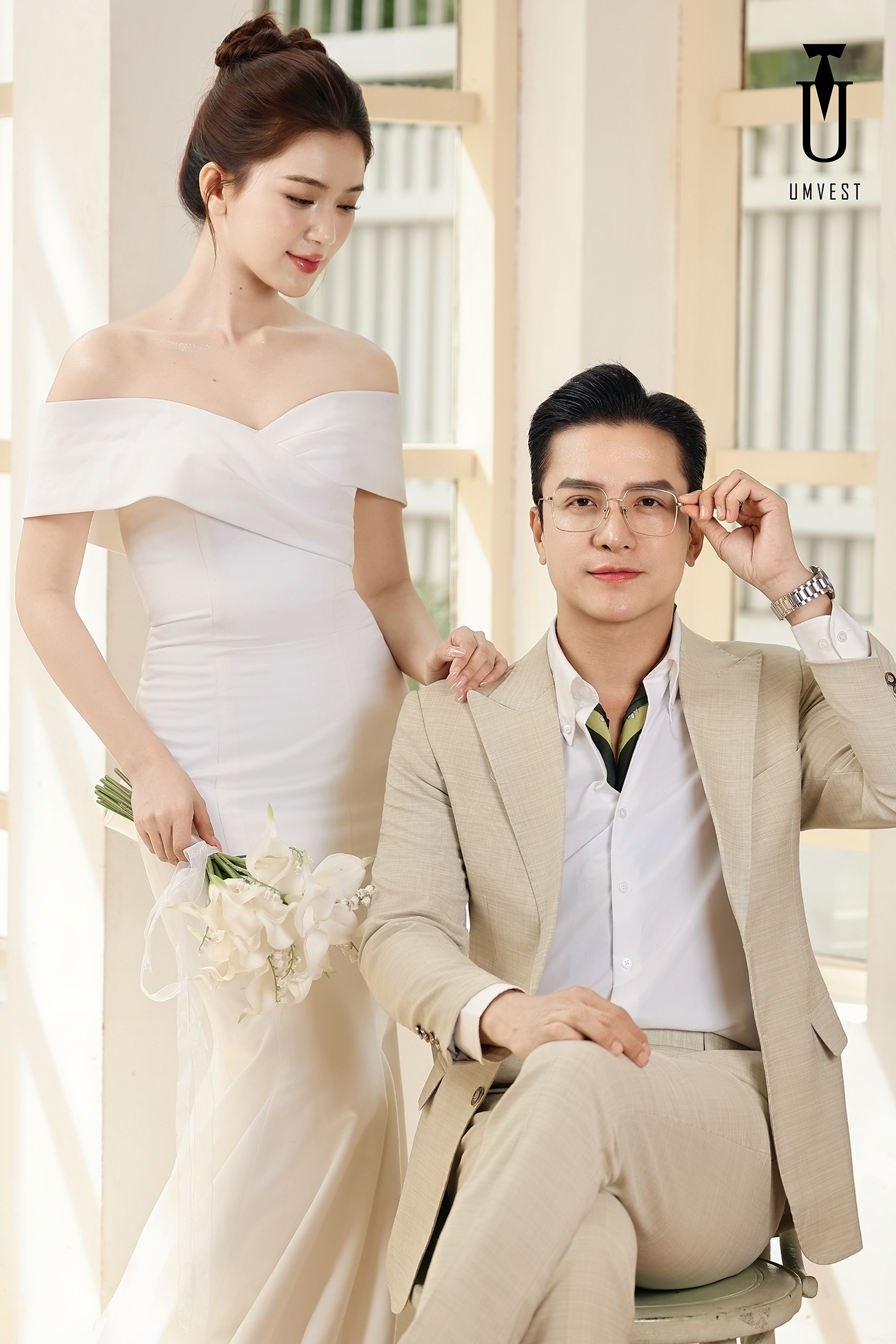 Vest Chú Rể Xanh Nhạt