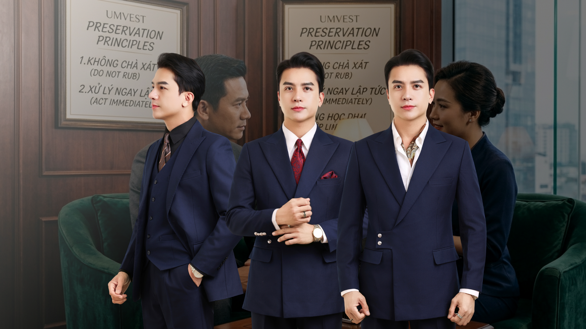 Cách là (ủi) áo vest bằng bàn là hơi nước cầm tay.