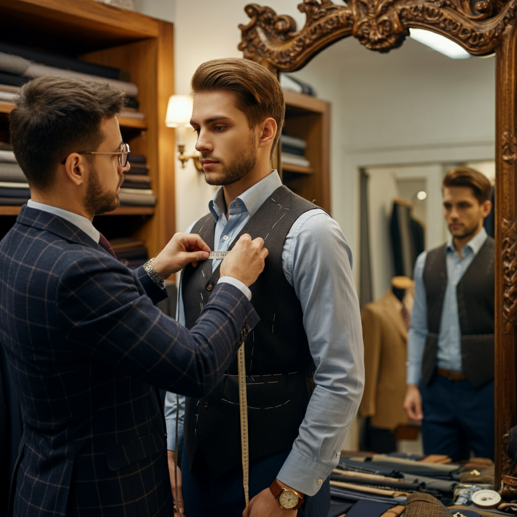 Bước 1: Tư Vấn & Lấy Số Đo Chuẩn Xác – Nền Tảng Của Bộ Vest Hoàn Hảo