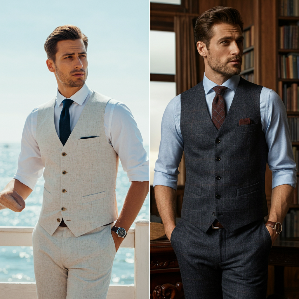 Chọn Vải Vest Phù Hợp: Mùa, Dịp và Phong Cách
