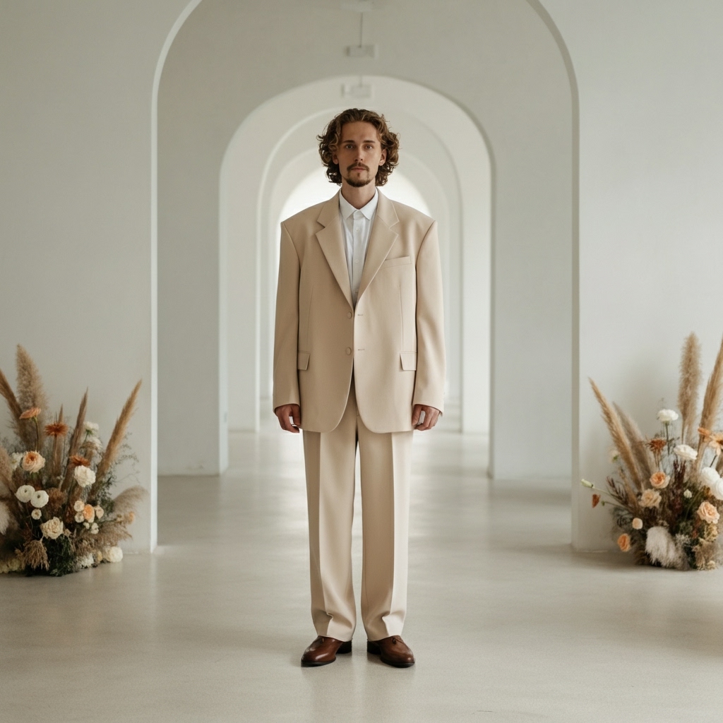 Khám Phá Sức Hút Của Vest Cưới Oversize