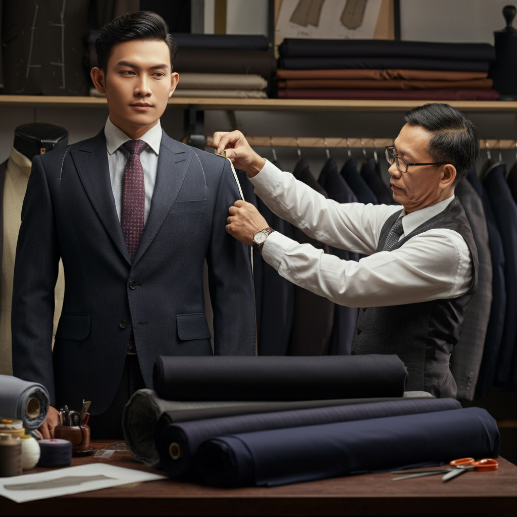 Quy Trình May Đo Vest Chuyên Nghiệp: Từ Ý Tưởng Đến Thành Phẩm Hoàn Hảo ✂️
