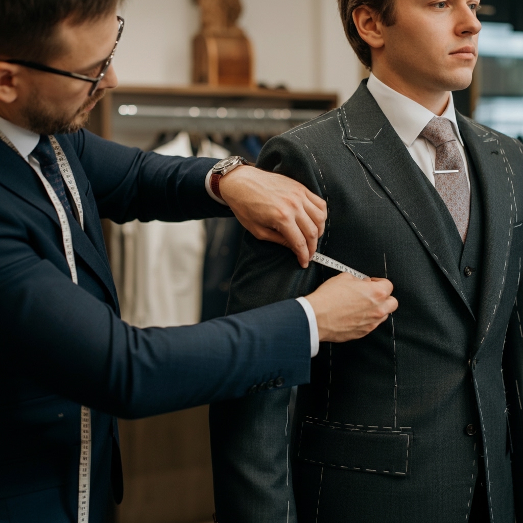 Quy trình thử và chỉnh sửa vest cưới chuyên nghiệp