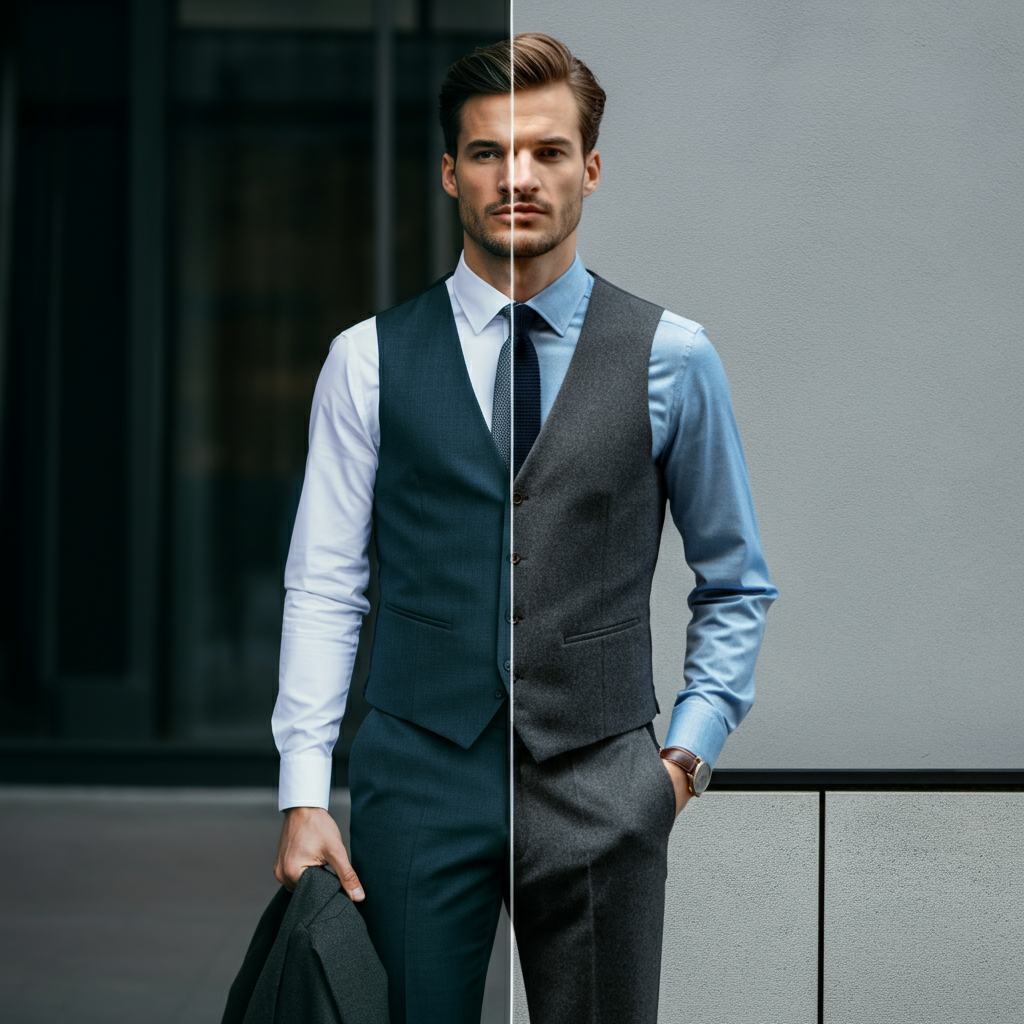 Ứng dụng và phong cách với Vest len lông cừu
