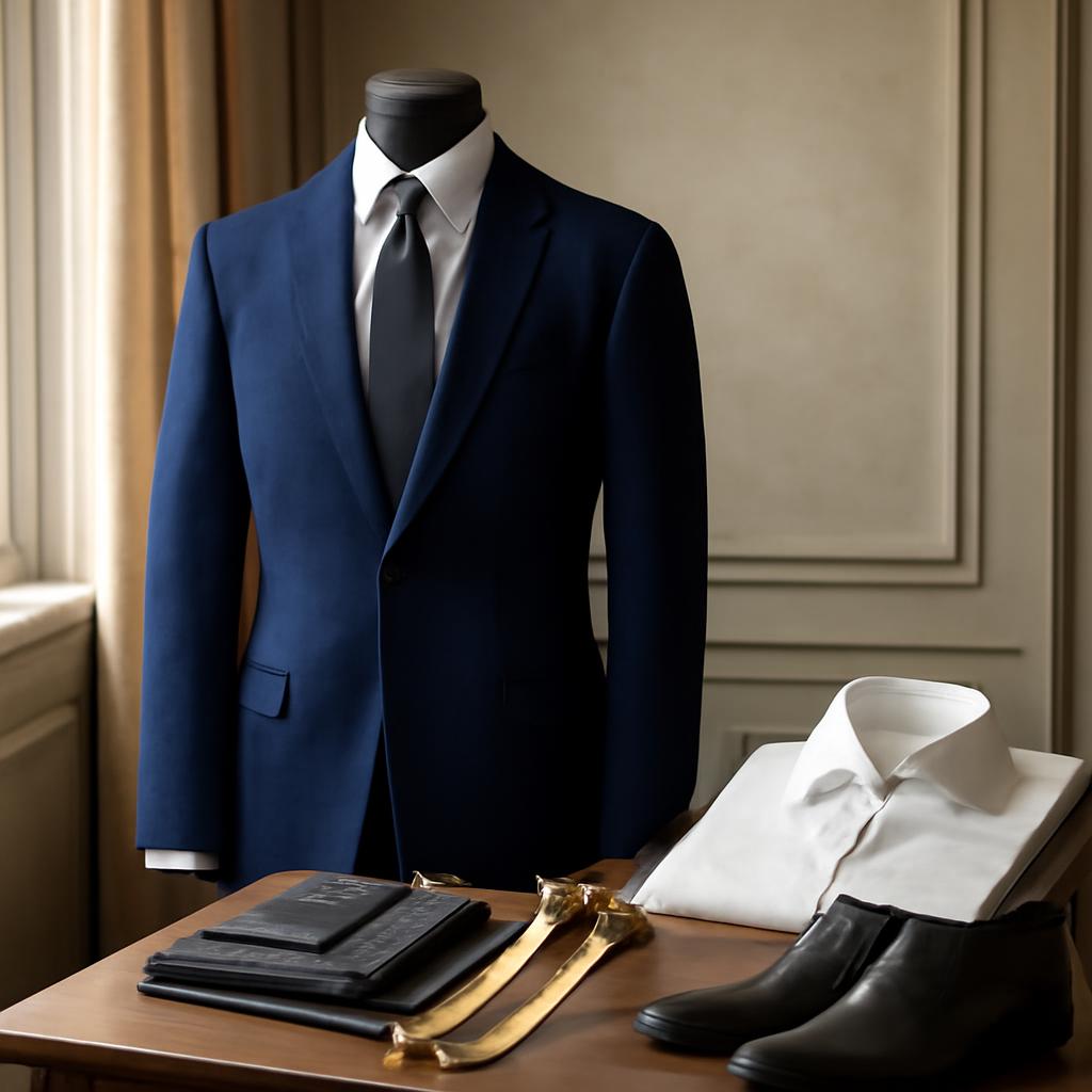 Cách chọn vest xanh navy phù hợp dáng người và lễ cưới