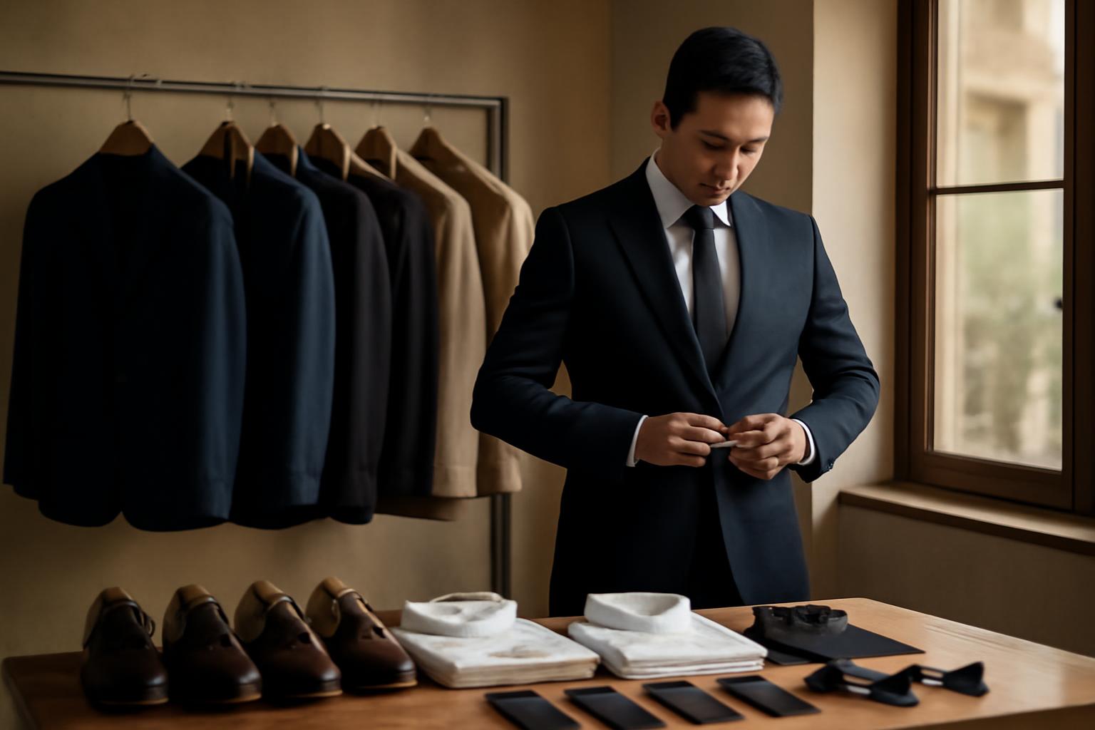 Chuẩn bị trước buổi thử vest chú rể