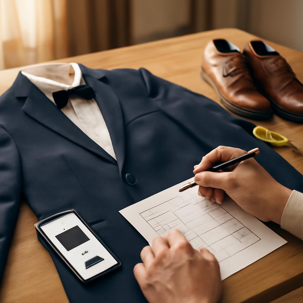 Quy trình thuê vest chú rể online an tâm