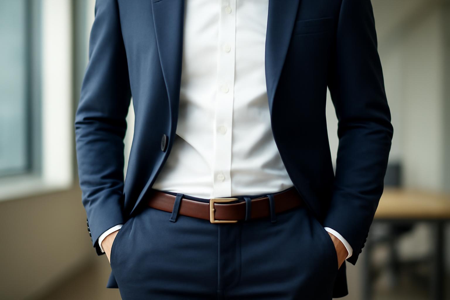 Nguyên tắc chọn thắt lưng phối vest công sở nam
