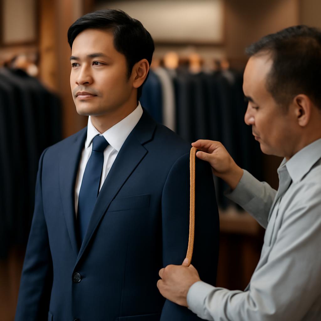 Quy trình thuê vest công sở nam TP HCM từng bước