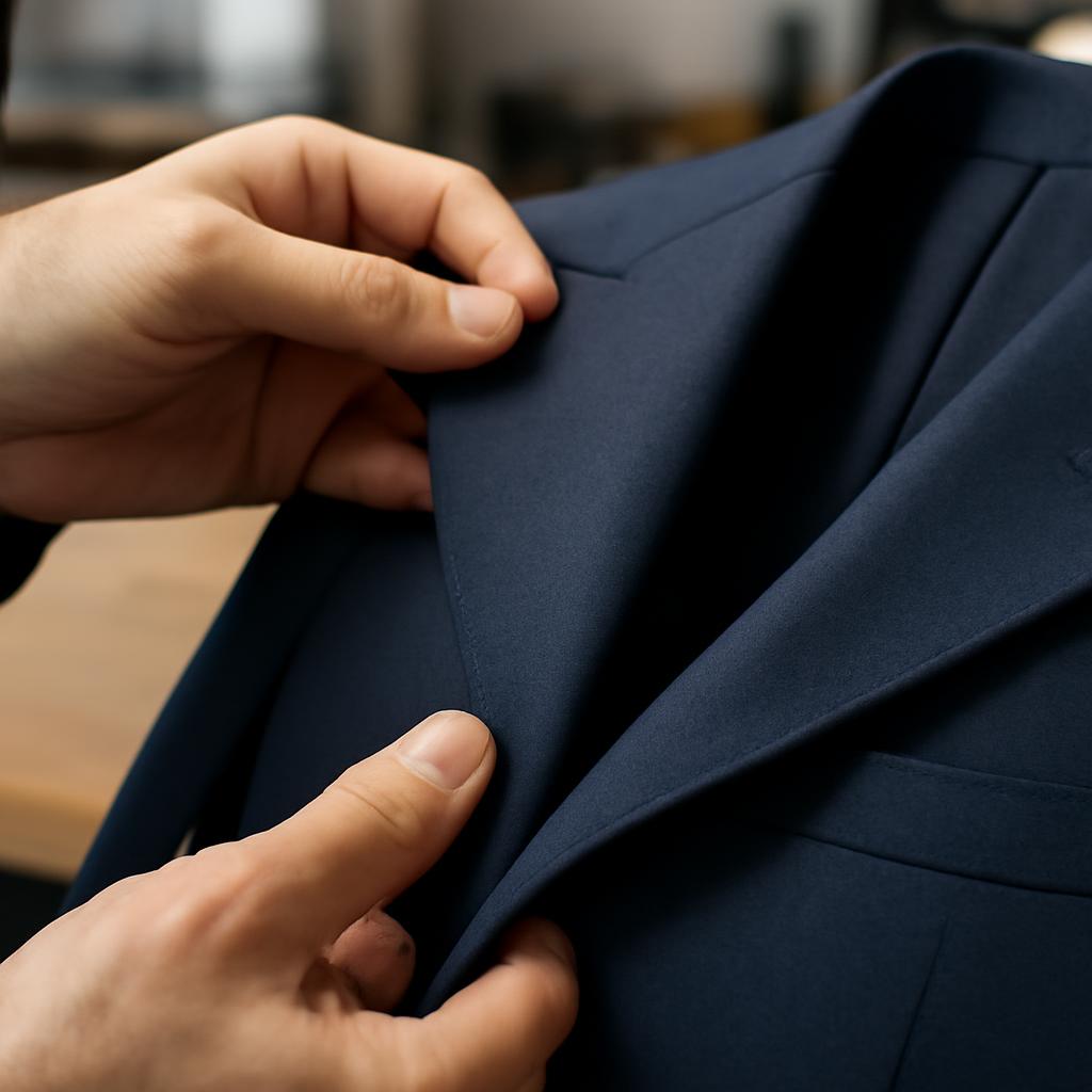 Kiểm tra chất lượng vest trước khi quyết định đặt may