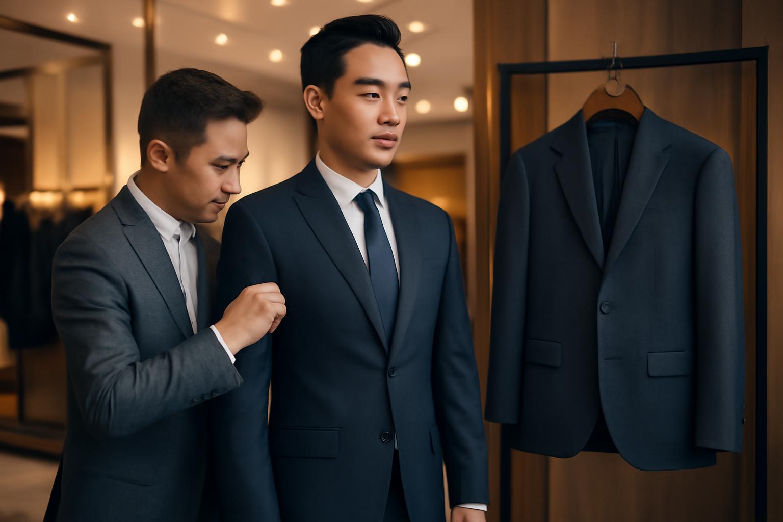Nên may vest nam giá rẻ hay mua may sẵn?