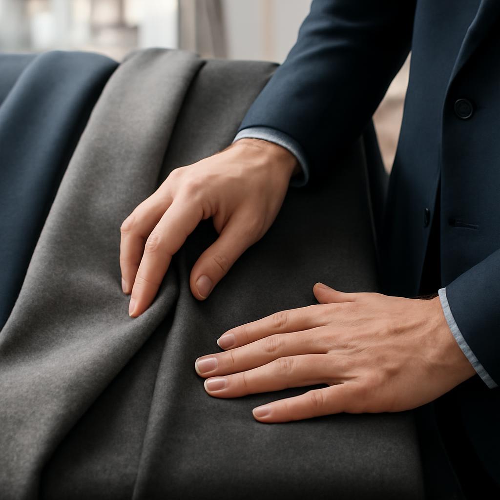 Ưu điểm, hạn chế của vải tuyết mưa khi may vest nam